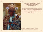 L’Icône Miraculeuse de la Sainte Vierge de Jasna Góra décorée de la robe de six centièmeanniveraire