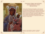 L’Icône Miraculeuse de la Sainte Vierge de Jasna Góra décorée de la robe de brillants (diamants)